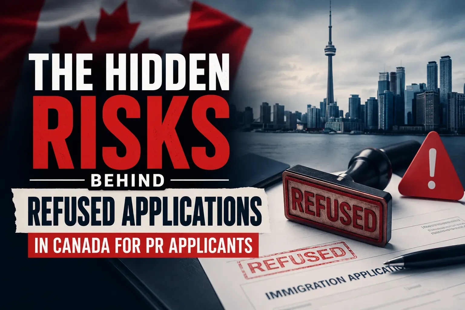 The Hidden Risks Behind Refused Applications in Canada for PR Applicants