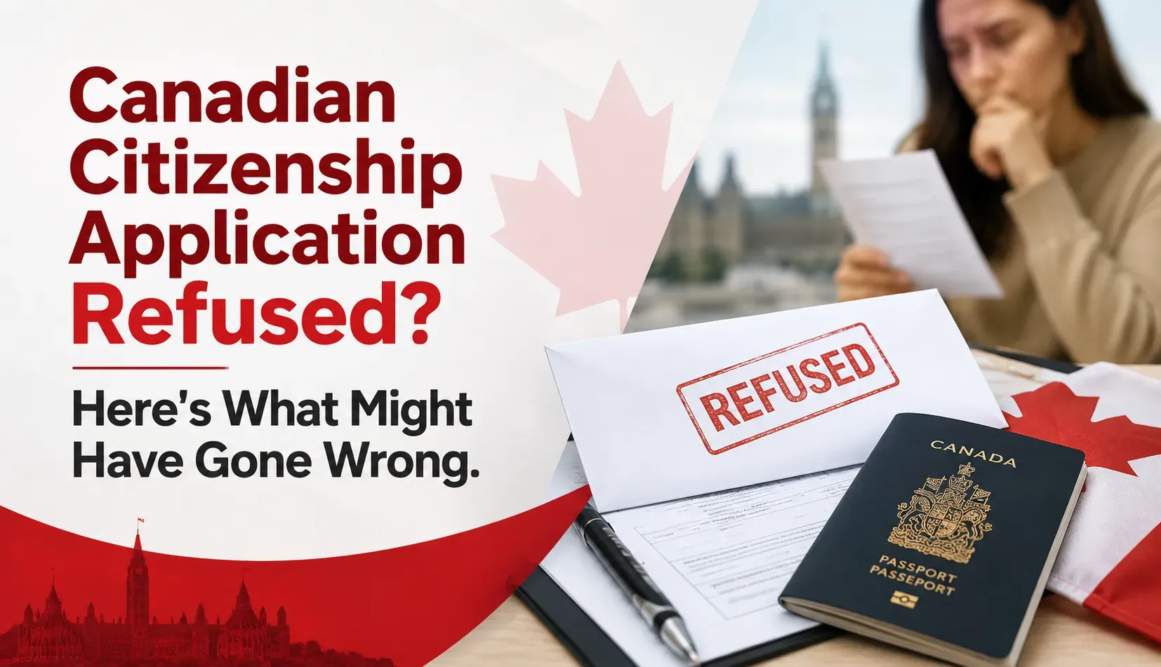 Canadian Citizenship Application Refused? Here's What Might Have Gone Wrong